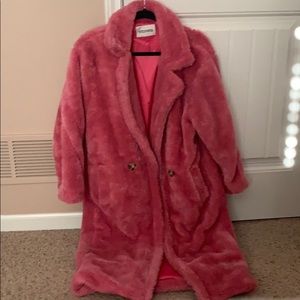 Storets Pink Teddy Coat